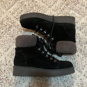 Sam Edelman Suede platform boots size 7.5